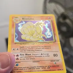 Ninetales 012/102 Base Set Holo Rare 1999 80 HP Pokemon TCG - Image 3