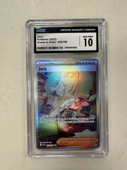 2023 Pokemon Jacq SVI 250 Special Illustration Rare Full Art CGC 10 Gem Mint - Image 1