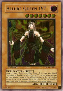 Allure Queen LV7 (UTR)-Ultimate Rare - 1st Edition - CDIP-EN008 - Cyberdark I... - Image 1