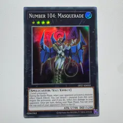 Number 104: Masquerade - OP27-EN010 | UNLIMITED Super Rare LP YuGiOh! - Image 1