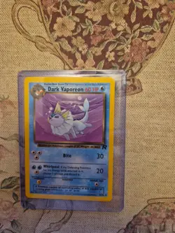 Pokemon Dark Vaporeon Card 45/82 Team Rocket Set 60HP - Image 1