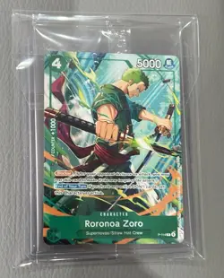 One Piece TCG - Roronoa Zoro, P-114, 2026 C2E2 ACEN Promo Card English Sealed - Image 1