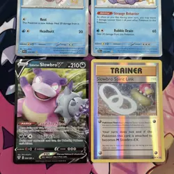 Pokemon TCG | English Slowpoke & Slowbro Mixed Rarity X4 Card Bundle - Image 3