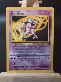 Mr Mime Jungle 22/64 LP Pokemon card 1999 - Image 1