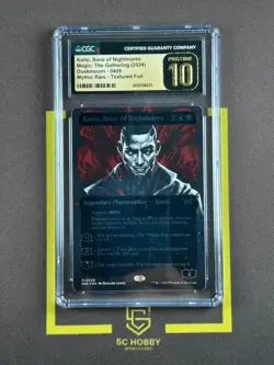 24 Magic:The Gathering Duskmourn 0409 MR TF Kaito,Bane Of Nightmares CGC10 FCZX - Image 1