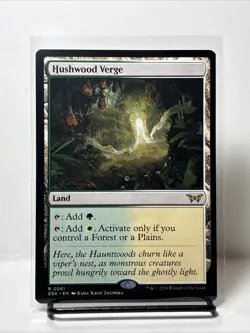Hushwood Verge (Non-foil) Duskmourn: House of Horror 0261 Rare MTG - Image 1