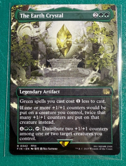 MTG Final Fantasy Borderles - The Earth Crystal FIN#342 - Image 1