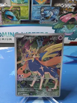 Zacian Illustration Rare Phantasmal Flames Pokemon Card 100/094 NM - Image 1