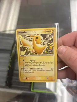 Pokemon TCG Pikachu 012 10th Anniversary Stamp - Image 1