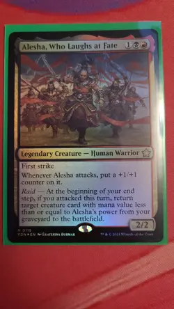 Alesha, Who Laughs at Fate (FOIL)- Foundations - (MTG) Cardboard Friends - Image 1