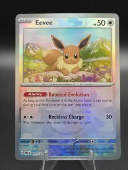 Eevee (Poke Ball Pattern) 074/131 Sv: Prismatic Evolutions Holo Pokemon - NM - Image 1
