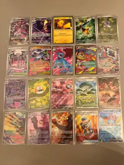 TCG Pokemon Card Lot -English IRs, Full Arts 20 cards - Image 1