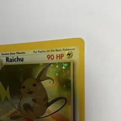 Pokemon TCG Raichu Fossil Holo Rare Unlimited 14/62 90 HP 1999 English Arita - Image 4