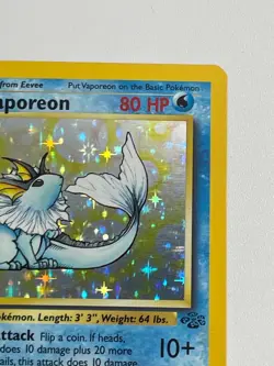 * Pokemon - Vaporeon (12) - 12/64 Jungle - Holo Rare - Image 3
