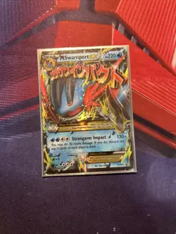Pokemon Mega M Swampert EX XY87 XY Holo - Image 1