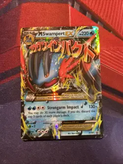 Pokemon Mega M Swampert EX XY87 XY Holo - Image 2