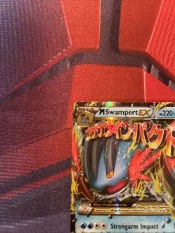 Pokemon Mega M Swampert EX XY87 XY Holo - Image 3