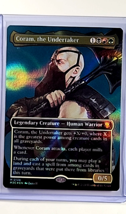 2024 MTG Magic The Gathering M3C Ripple Foil Borderless 138 Coram the Undertaker - Image 1
