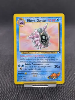 Pokemon TCG Misty's Cloyster Gym Heroes 29/132 Rare WOTC LP-NM - Image 1