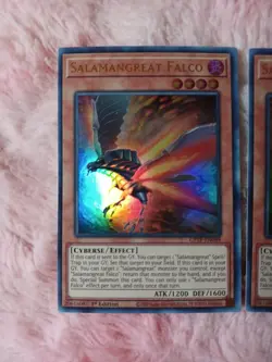 (2) Yu-Gi-Oh! Salamangreat Falco GFTP-EN089 Ghosts from the Past 1st Edition - Image 2