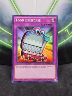 Yugioh Toon Briefcase DRL2-EN029 Super Rare 1st Edition NM - Image 1