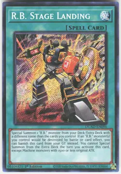 R.B. Stage Landing DUAD-EN096 Duelist's Advance Yu-Gi-Oh 1st Edition NM - Image 1