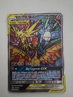 Moltres & Zapdos & Articuno GX - SM210 - Pokemon Sun & Moon Promo Rare Card NM - Image 1