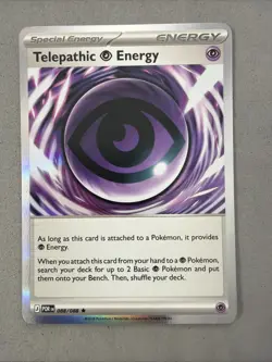 Pokemon TCG * Telepathic Psychic Energy 88/088 Rare HOLO * ME Perfect Order * NM - Image 1