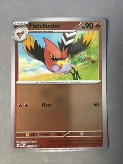 Pokemon TCG * Fletchinder 13/088 REVERSE HOLO * Mega Evolution Perfect Order NM - Image 1