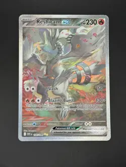 Pokemon Reshiram ex 166/086 SV White Flare Special Illustration Rare Holo 230 HP - Image 1