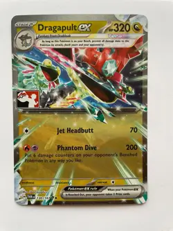 Pokemon Dragapult EX 130/167 NM Play Stamp Prize Pack Series 6 - Image 1
