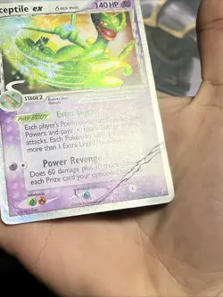 Sceptile EX 96/100 (DMG) - Crystal Guardians - Pokemon TCG - Image 2