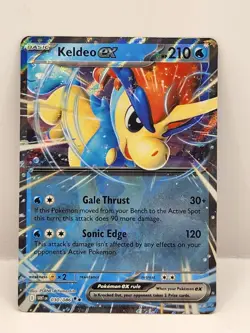 Keldeo ex 030/086 Sv: White Flare Holo Pokemon TCG Holo Double Rare NM Near Mint - Image 1
