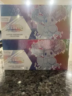 Pokemon Prismatic Evolutions Super Premium Collection Box Sealed Lot 2 SPC - Image 1