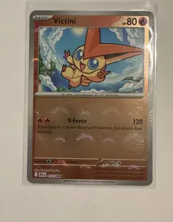 Pokemon Victini Illustration Rare Promo 208 Jumbo and Poke Ball - Image 3