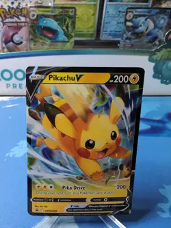 Pikachu V SWSH285 Promo SWSH Black Star Pokemon NM - Image 1