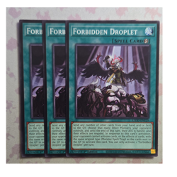 Konami Yu-Gi-Oh! TCG Forbidden Droplet 1st Ed L5DD-ENY29 Spell Lot of 3 Common - Image 1