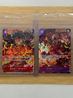 2022 ONE PIECE JAPANESE OP01-ROMANCE DAWN ALTERNATE ART MONKEY D. LUFFY PSA 10 - Image 1
