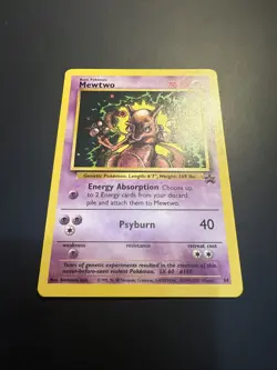 Pokemon TCG-Mewtwo 14 WOTC Black Star Promo - Image 1