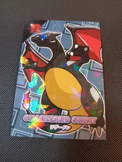 Pokemon Charizard Shiny #1 Cracked Ice Holo Team Rocket Card Database Set Peru - Image 1