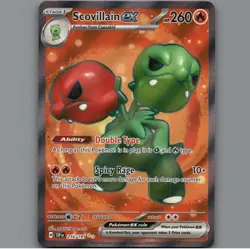 Pokemon card TCG - Scovillain EX Surging Sparks Double Rare Card 216/191 NM - Image 1