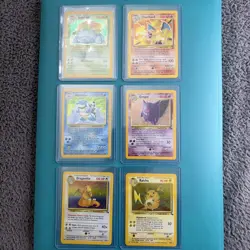 Huge Vintage Pokemon Card Collection - 253 Cards + Charizard & WOTC Holos Base - Image 1