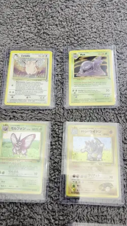 Huge Vintage Pokemon Card Collection - 253 Cards + Charizard & WOTC Holos Base - Image 2
