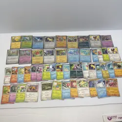 Pokemon TCG Scarlet and Violet Card Lot Of 50 Cards Hollow Reverse, Holo, Basic - Image 1