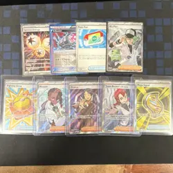 Pokemon TCG Trainer & Energy Cards Lot 9 Ignition Energy G Booster Poke Pad - Image 1