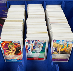 1200 ONE PIECE TCG CARD GAME BULK LOT, All C/UC, NEAR MINT/MINT, ENGLISH - Image 1
