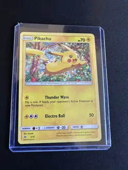 Pikachu 5/12 - HOLO - 2016 McDonalds Kids Meals - Pokemon Card TCG - Image 3