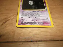 Unown 14/75 Holo Pokemon Card Neo Discovery Genuine - Image 3