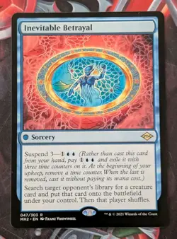MTG Modern Horizons 2 Rare INEVITABLE BETRAYAL NM - Image 1