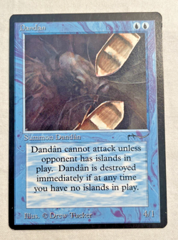 1x Arabian Nights Dandan MTG Magic the Gathering LP - Image 1